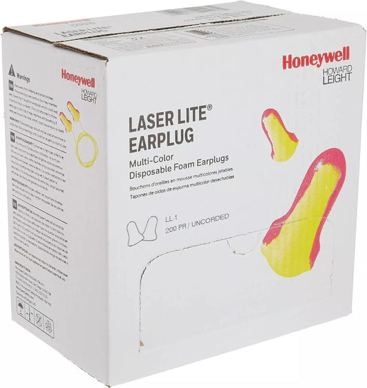 HONEYWELL Howard Leight LASERLITE LL1 Ear Plugs 200 pairs