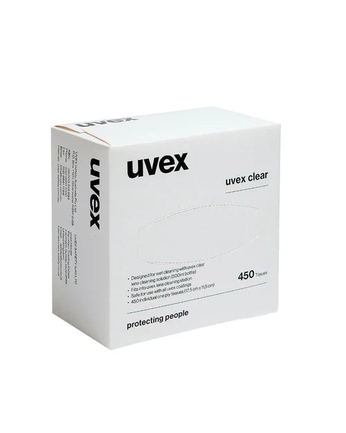 UVEX Lens Cleaning Tissues 450 pack