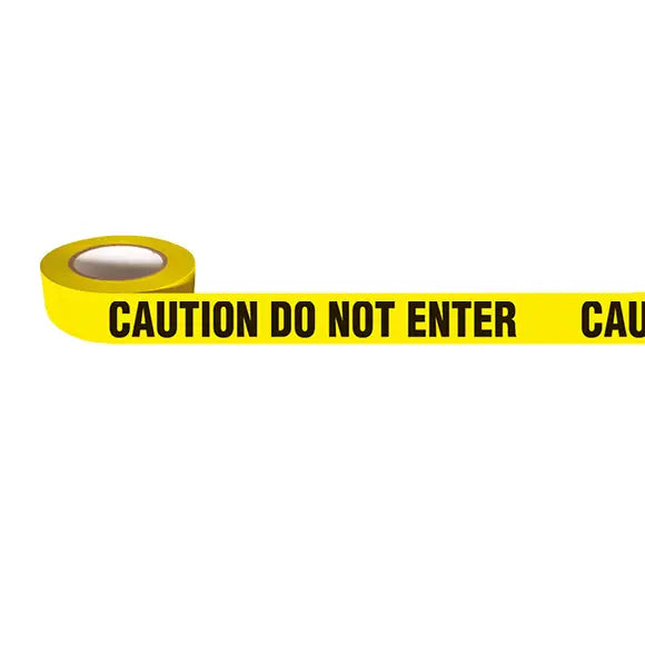 PROSAFE 'CAUTION DO NOT ENTER' Barrier Tape (Yellow/Black) - 75mm x 50m